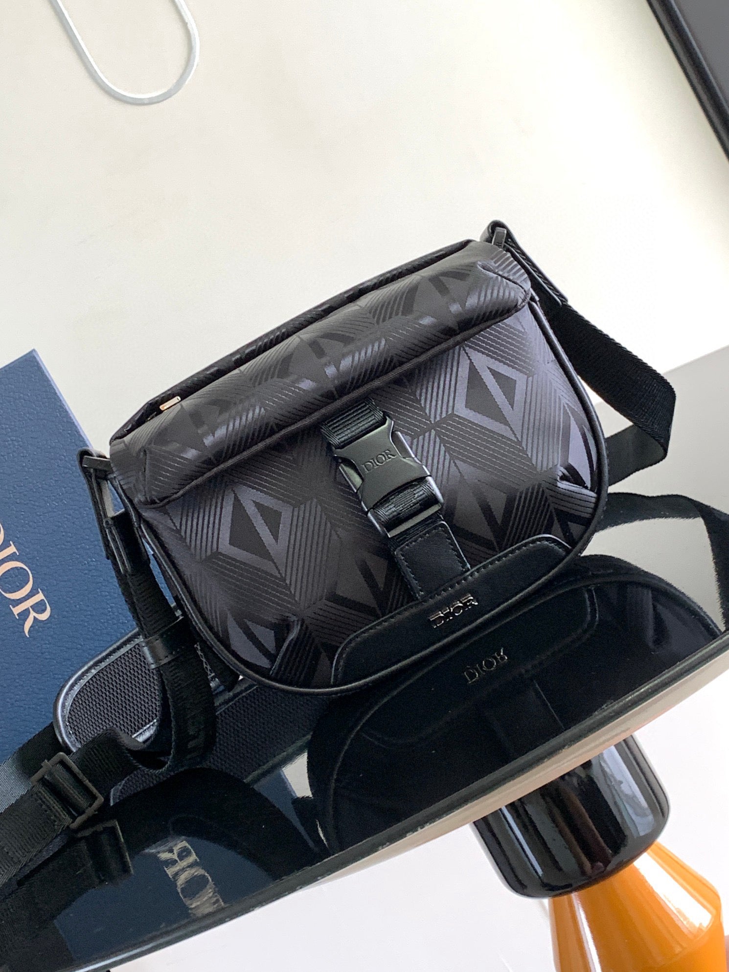 CD Diamond Messenger Bag
