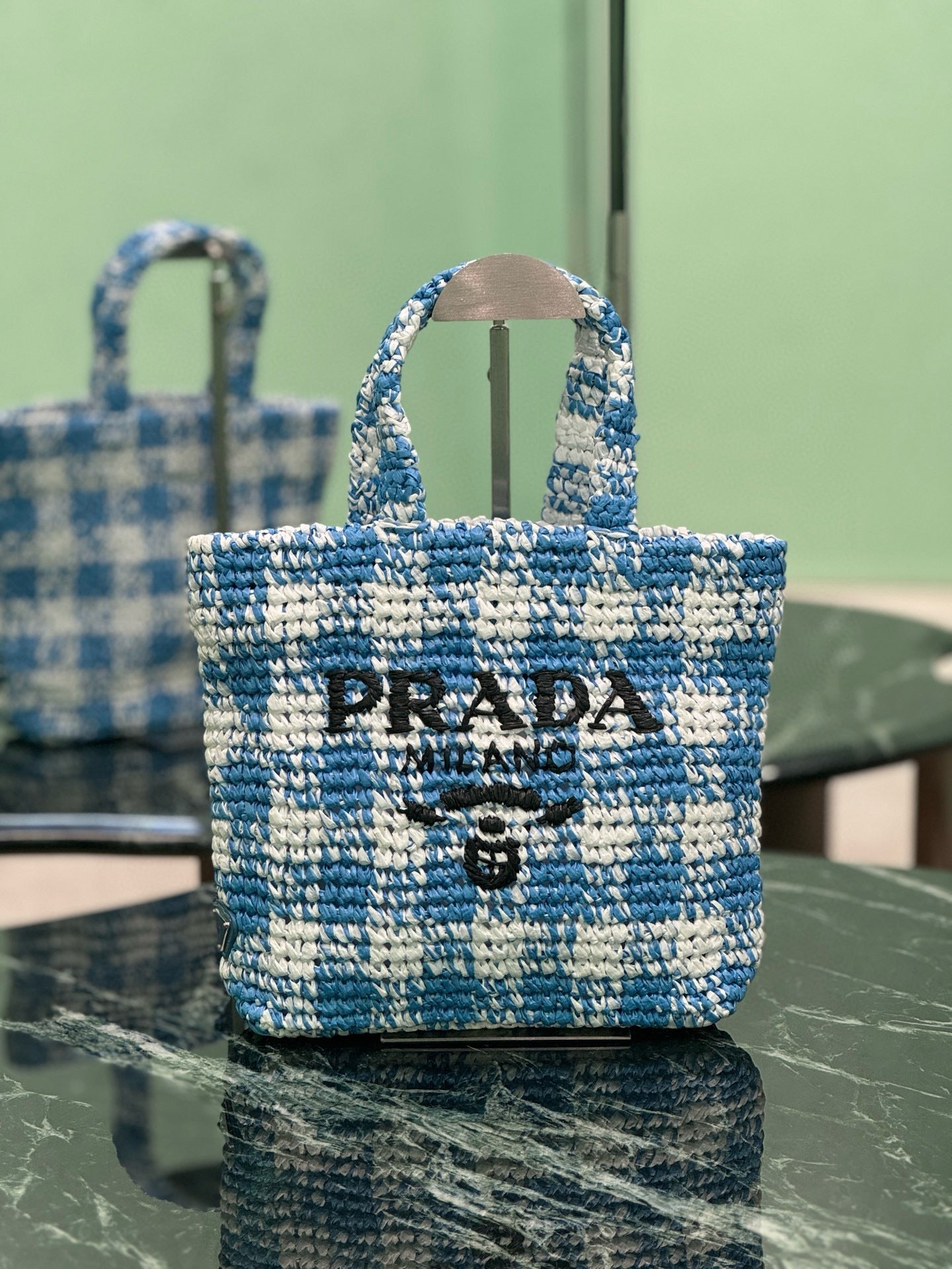 PRD Raffia Tote Bag