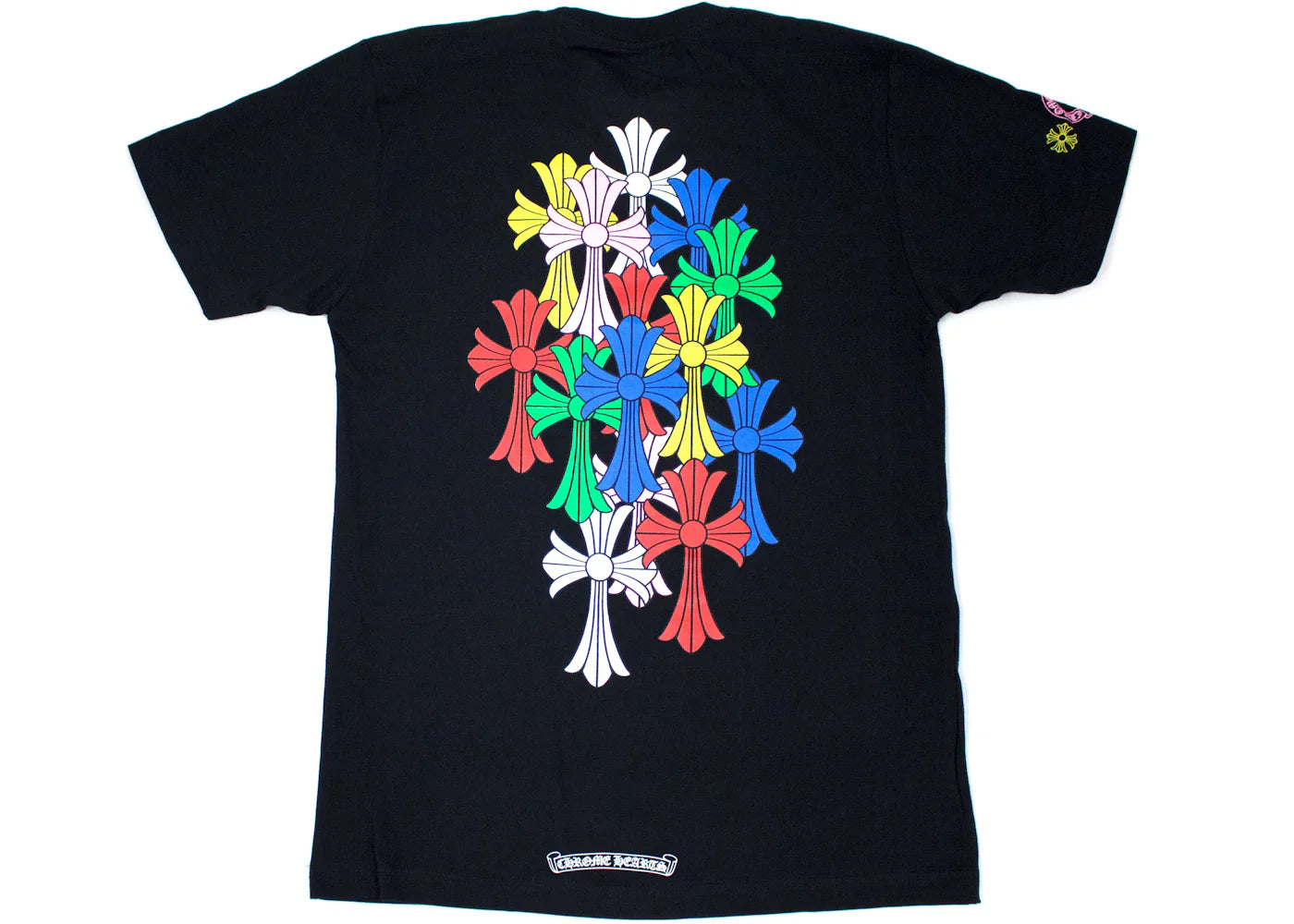 CH Multi Color Cross Cemetery T-shirt Black