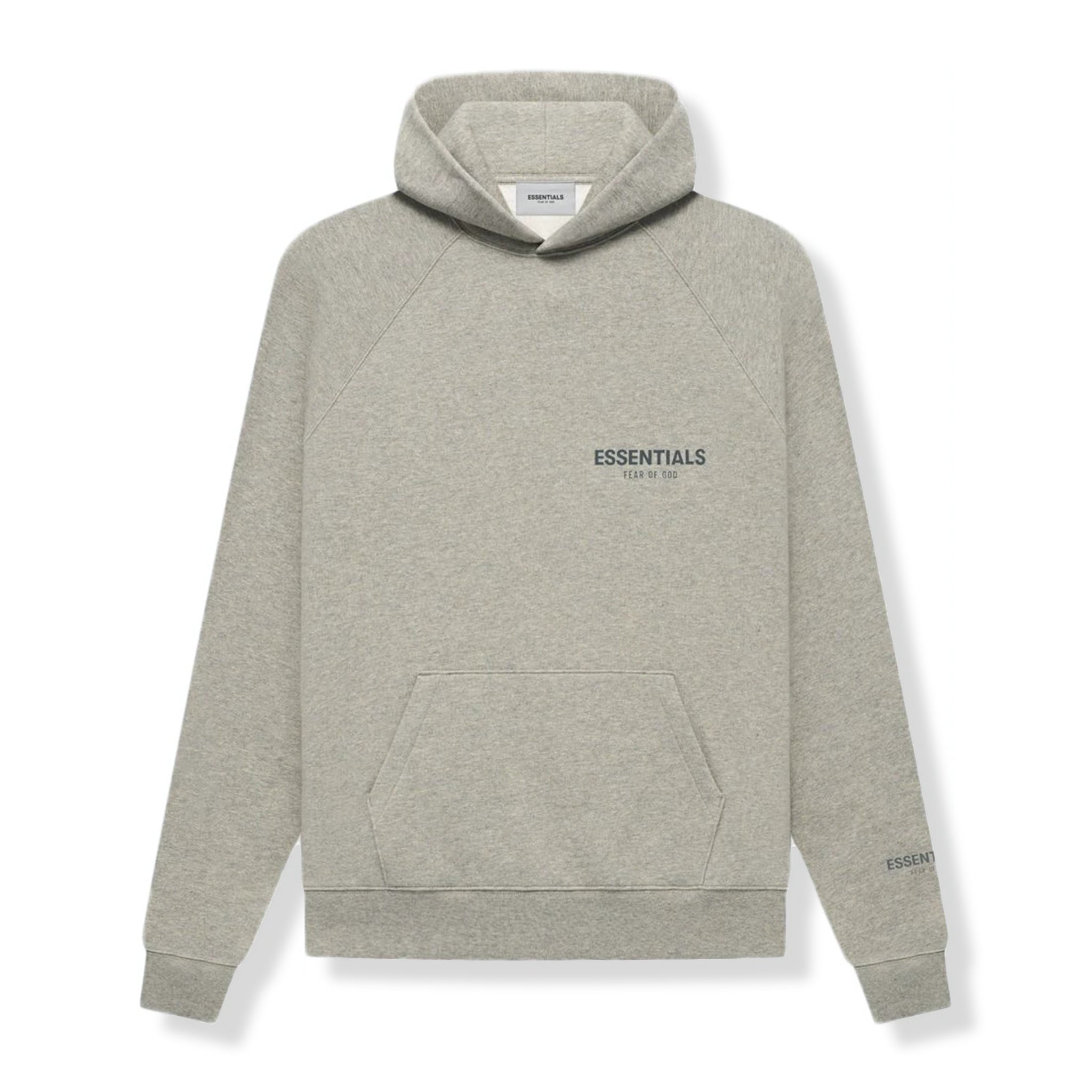 FOG Essentials Core Collection Dark Heather Oatmeal Hoodie