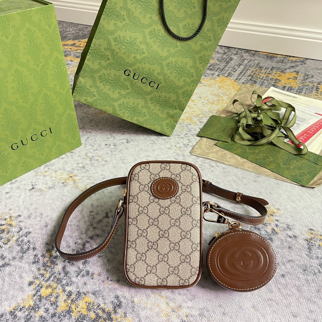 GC Ophidia GG Phone Case Bag with Coin Pouch