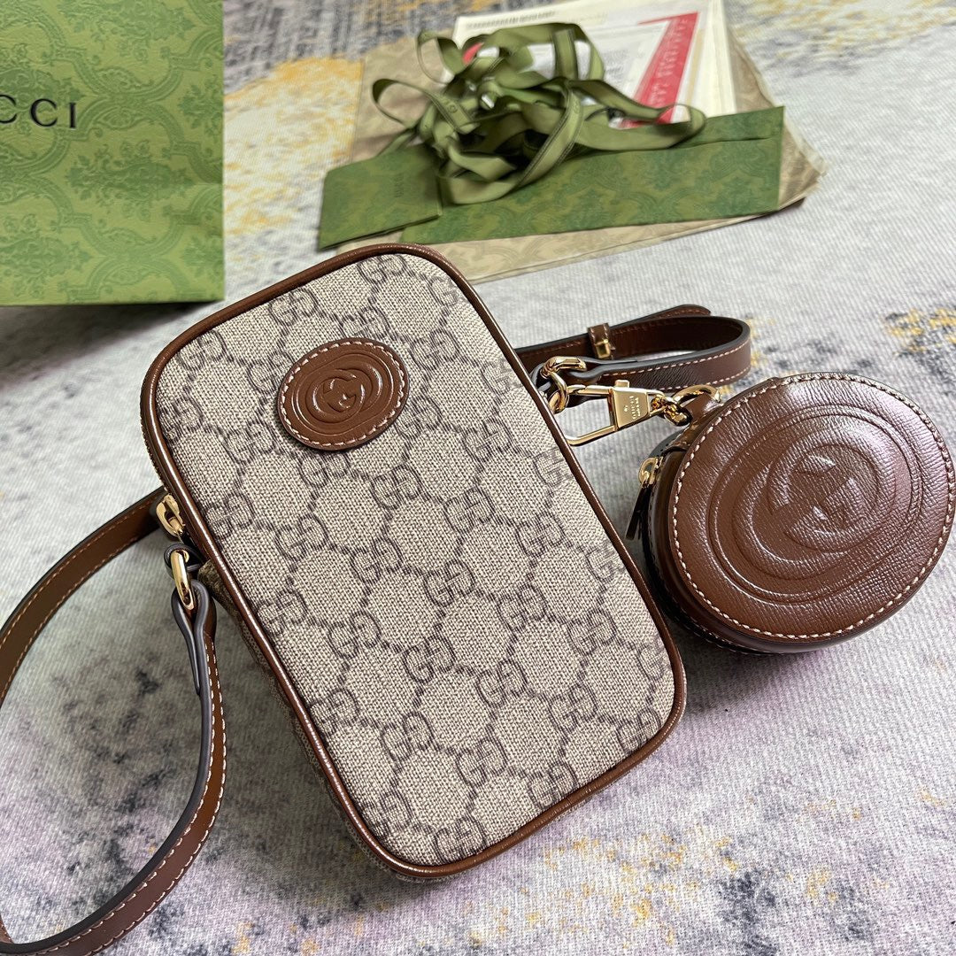 GC Ophidia GG Phone Case Bag with Coin Pouch