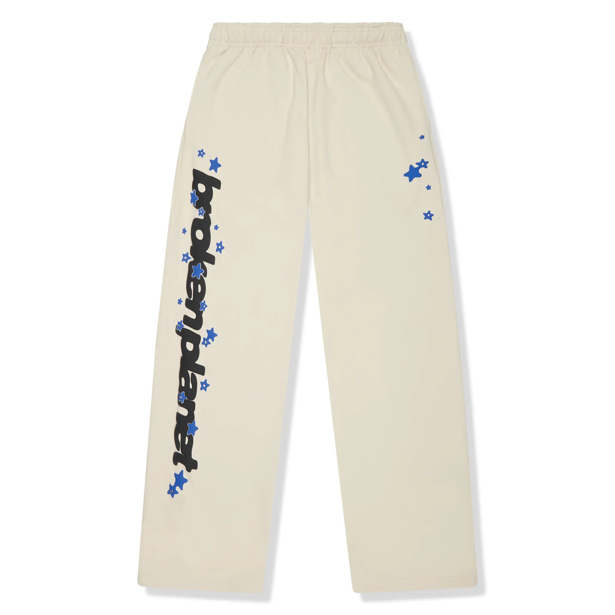 BPT All The Stars Straight Leg Ivory White Sweatpants