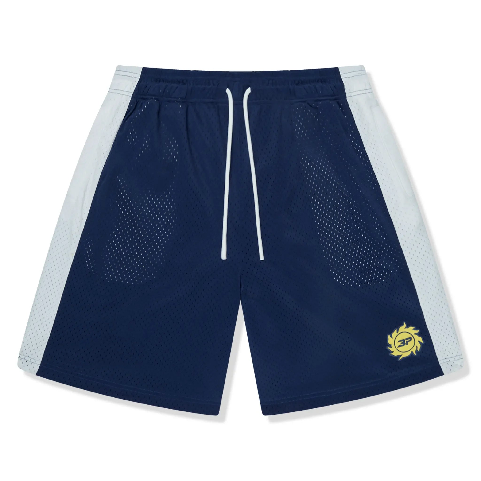 BPT Mesh White Blue Shorts