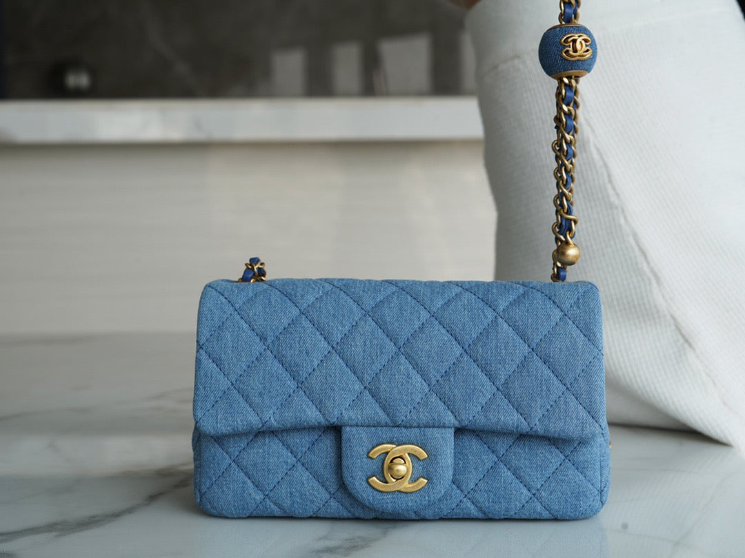 CNL 22C Denim Mini Flap