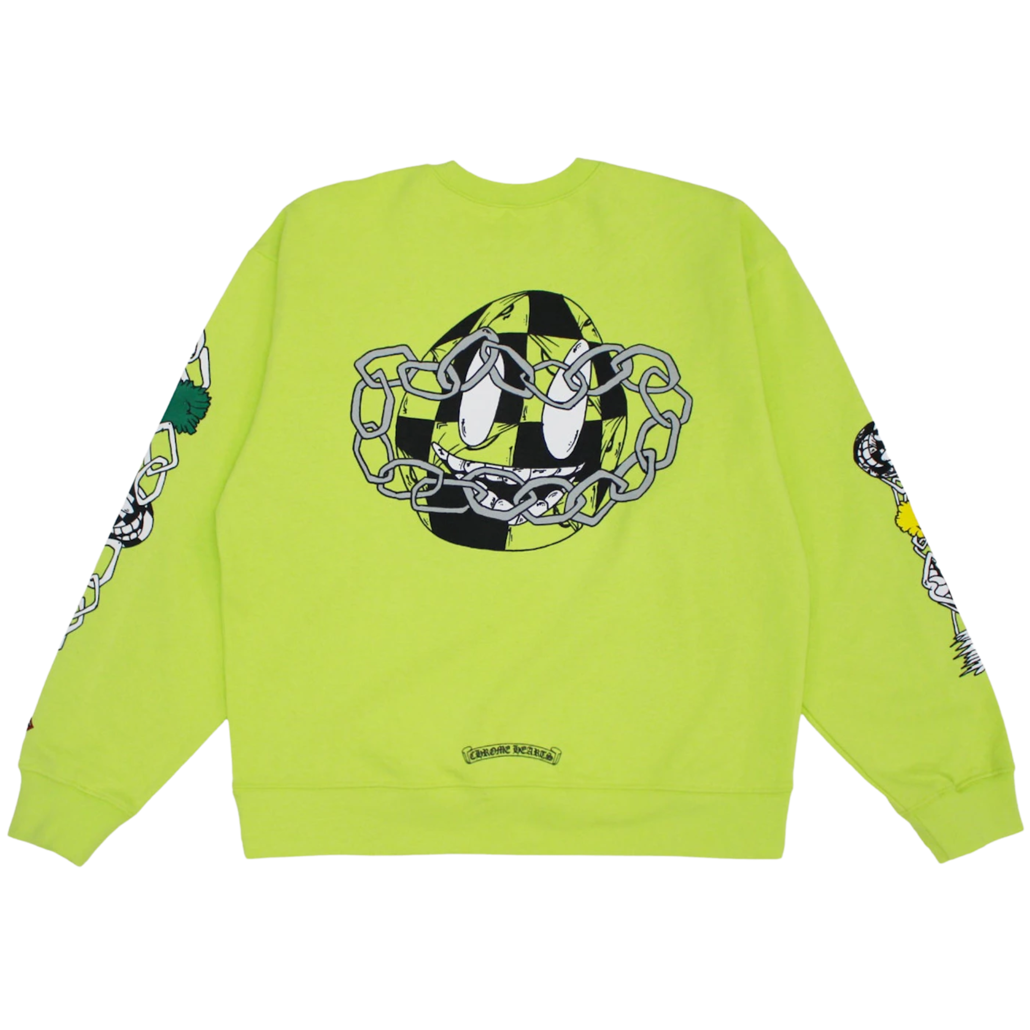 CH Matty Boy Link Crewneck Sweatshirt Lime Green