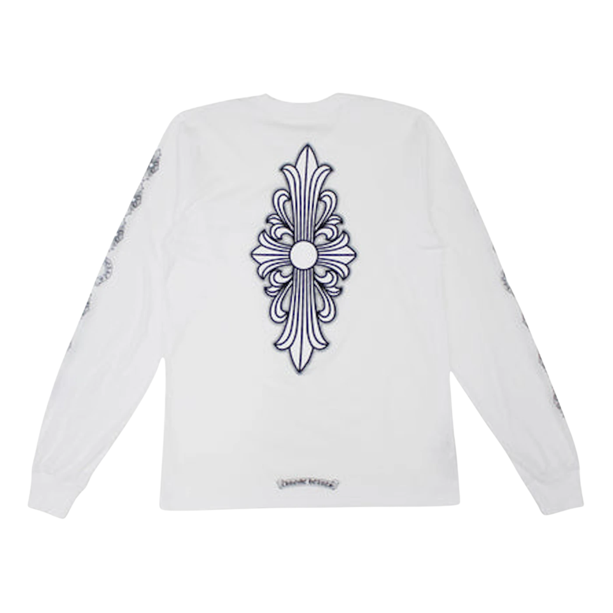 CH Floral Cross L/S T-shirt White