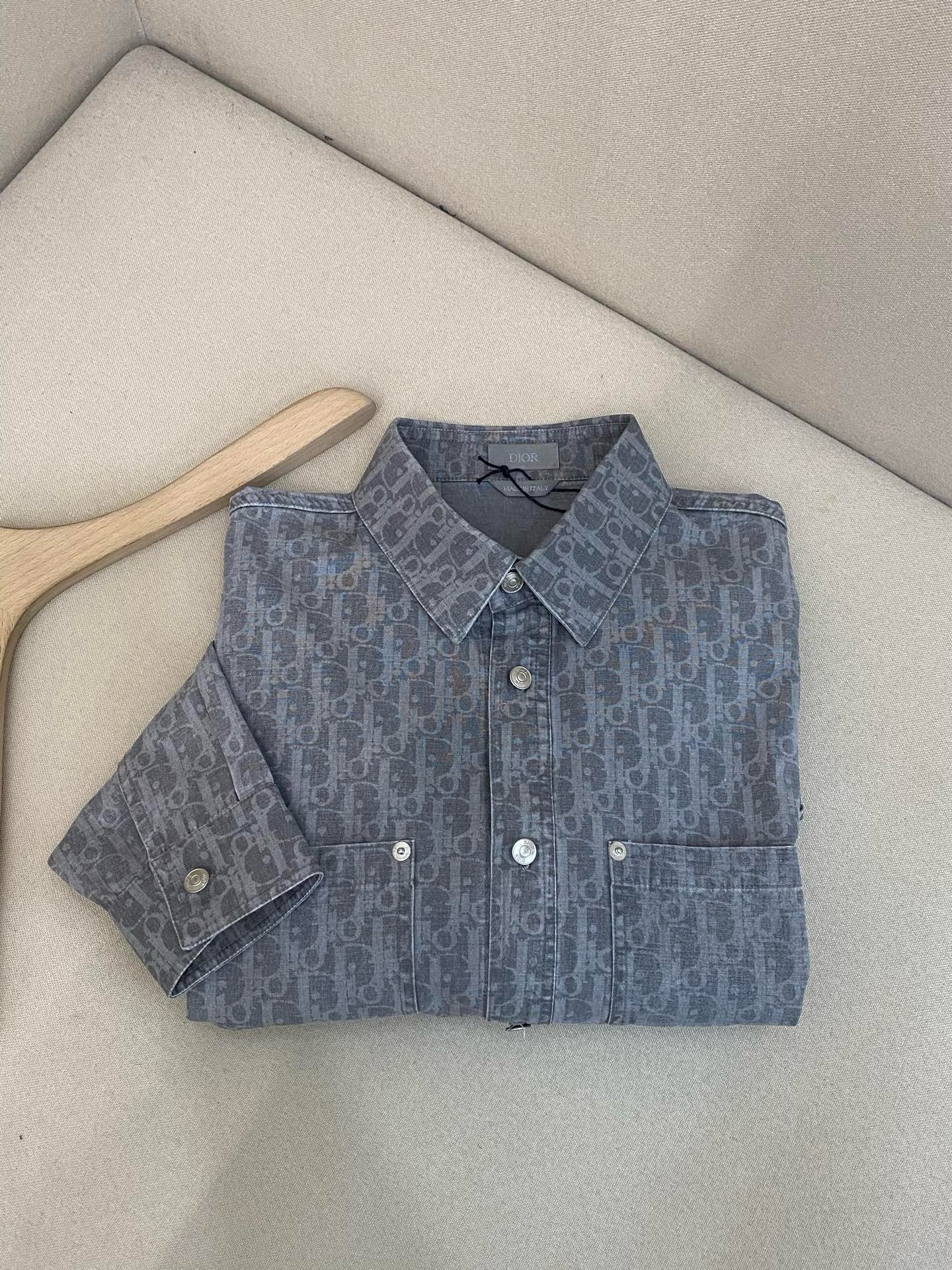 CD Denim Button-Up