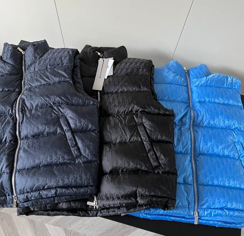 CD Sleeveless Puffer Jacket