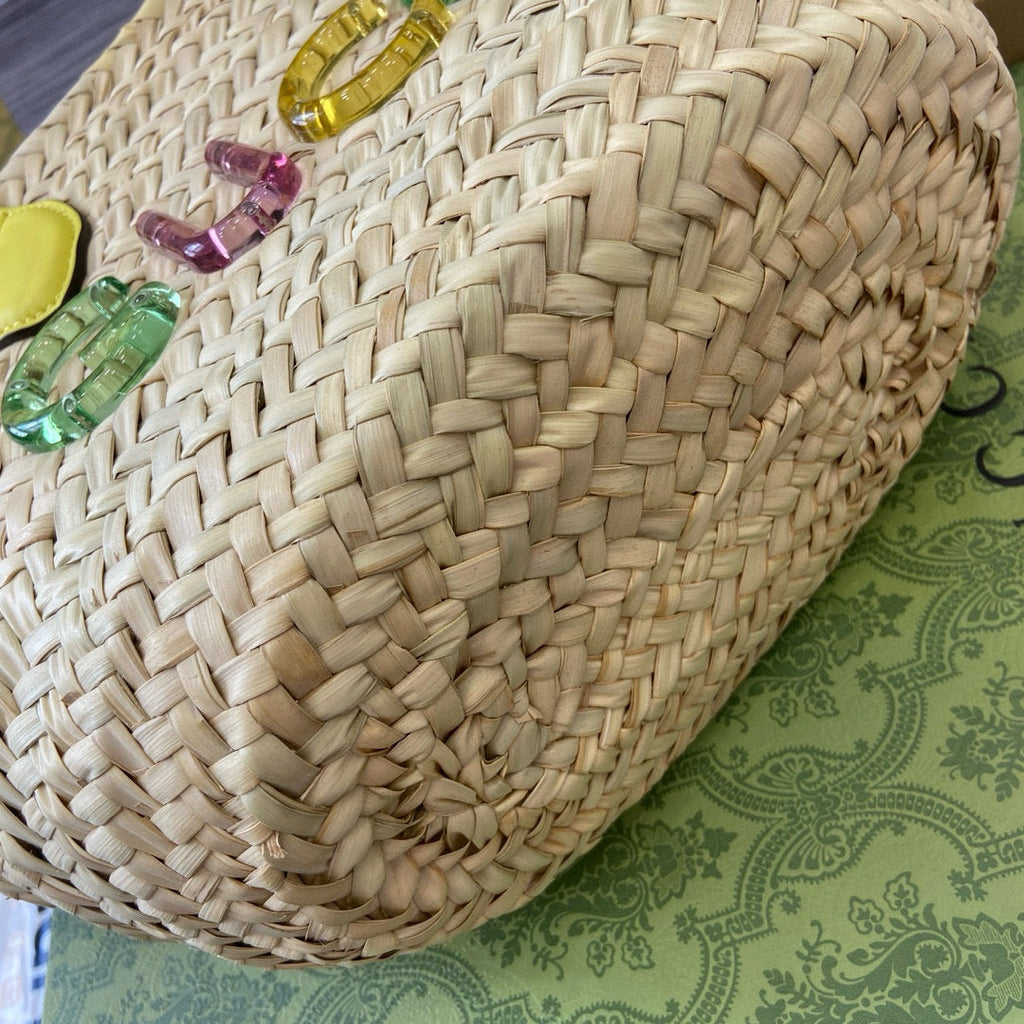 GC Straw Tote Mini