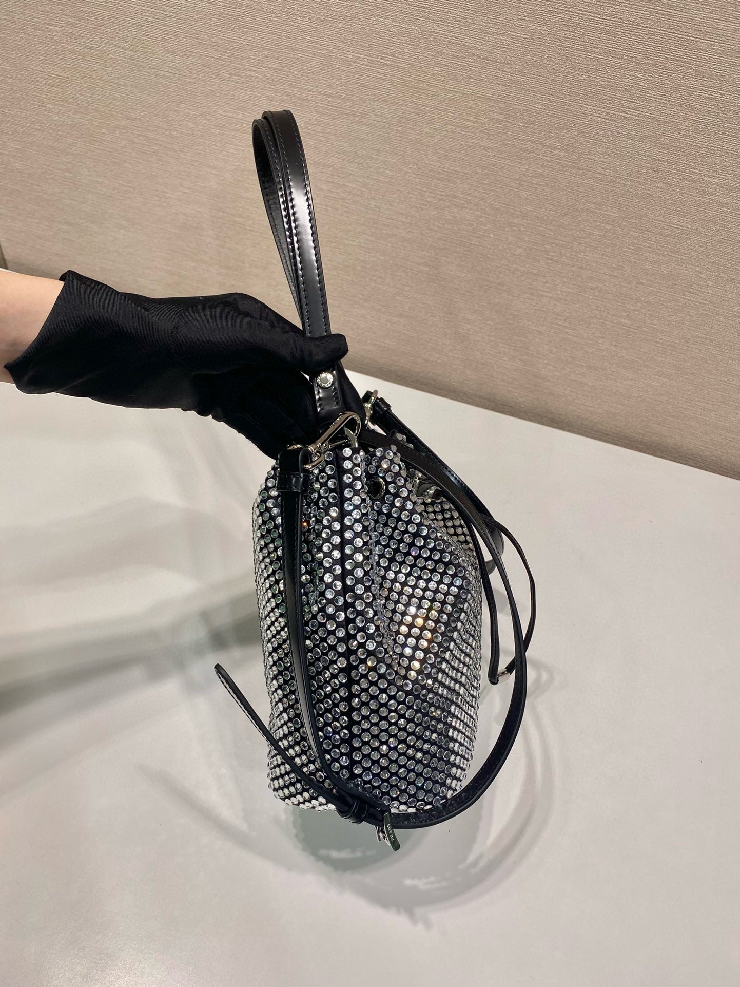 PRD Crystal Bucket Bag