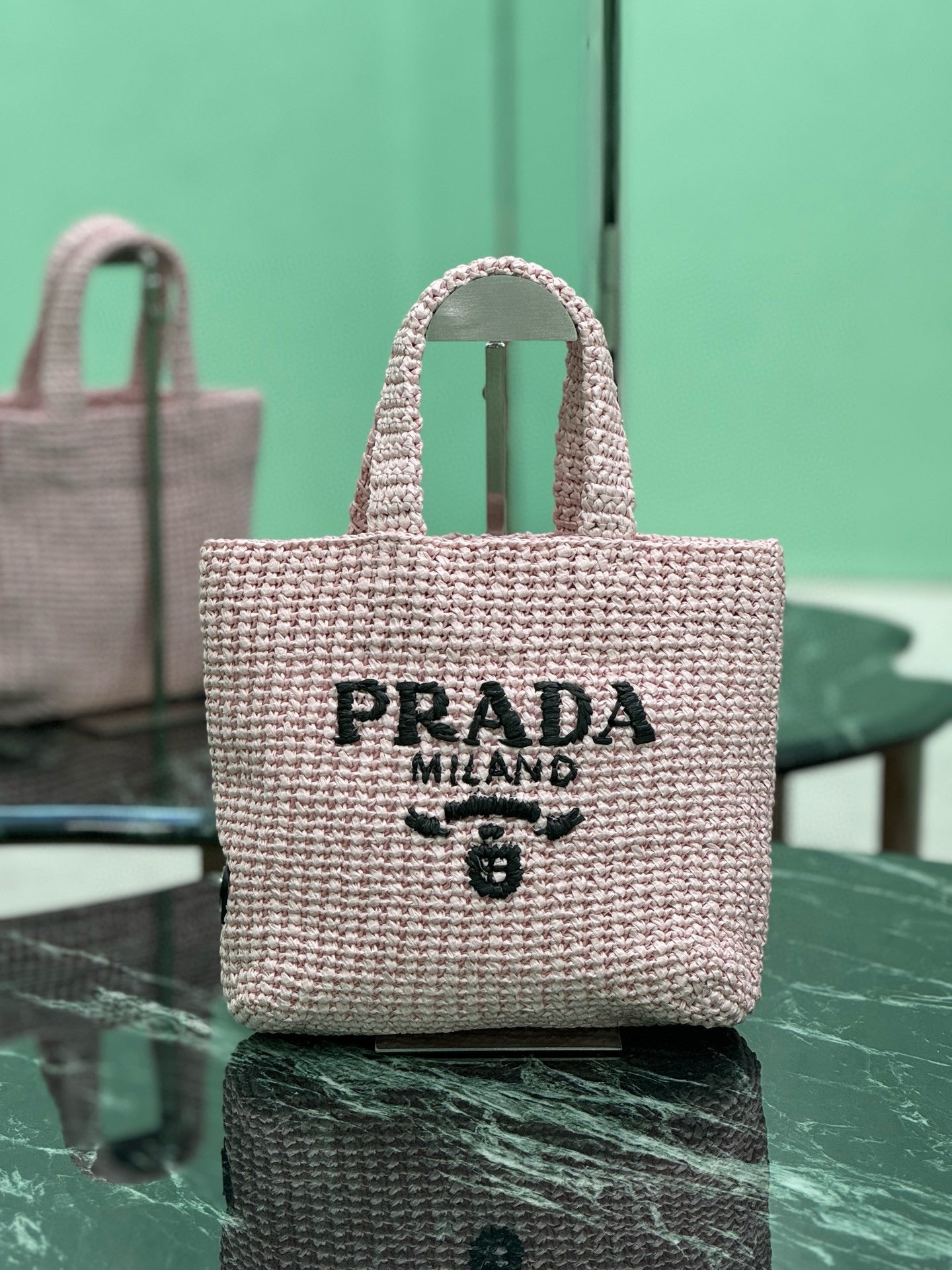 PRD Raffia Tote Bag