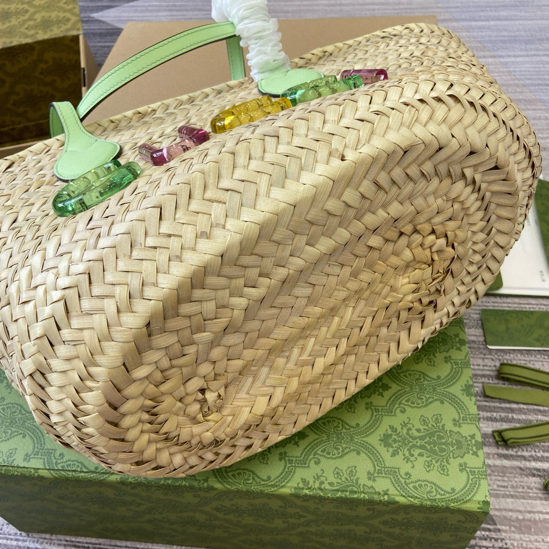 GC Straw Tote