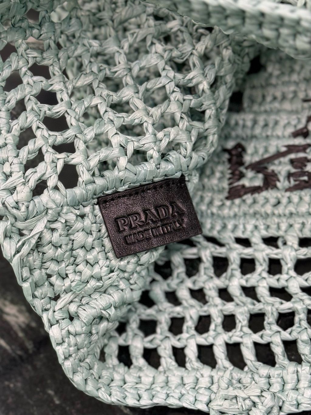 PRD Raffia Tote Bag