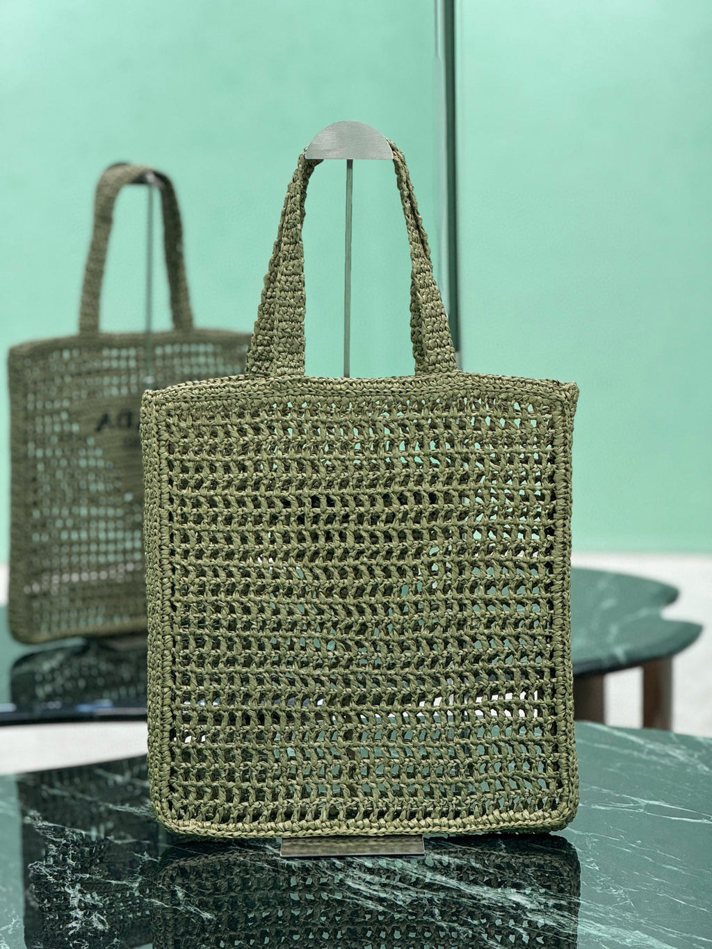 PRD Raffia Tote Bag