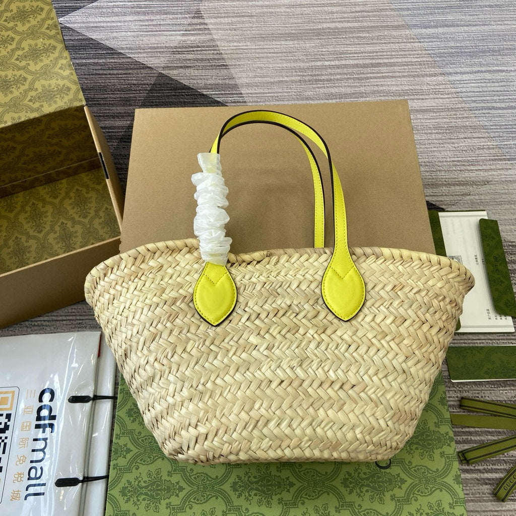 GC Straw Tote Mini