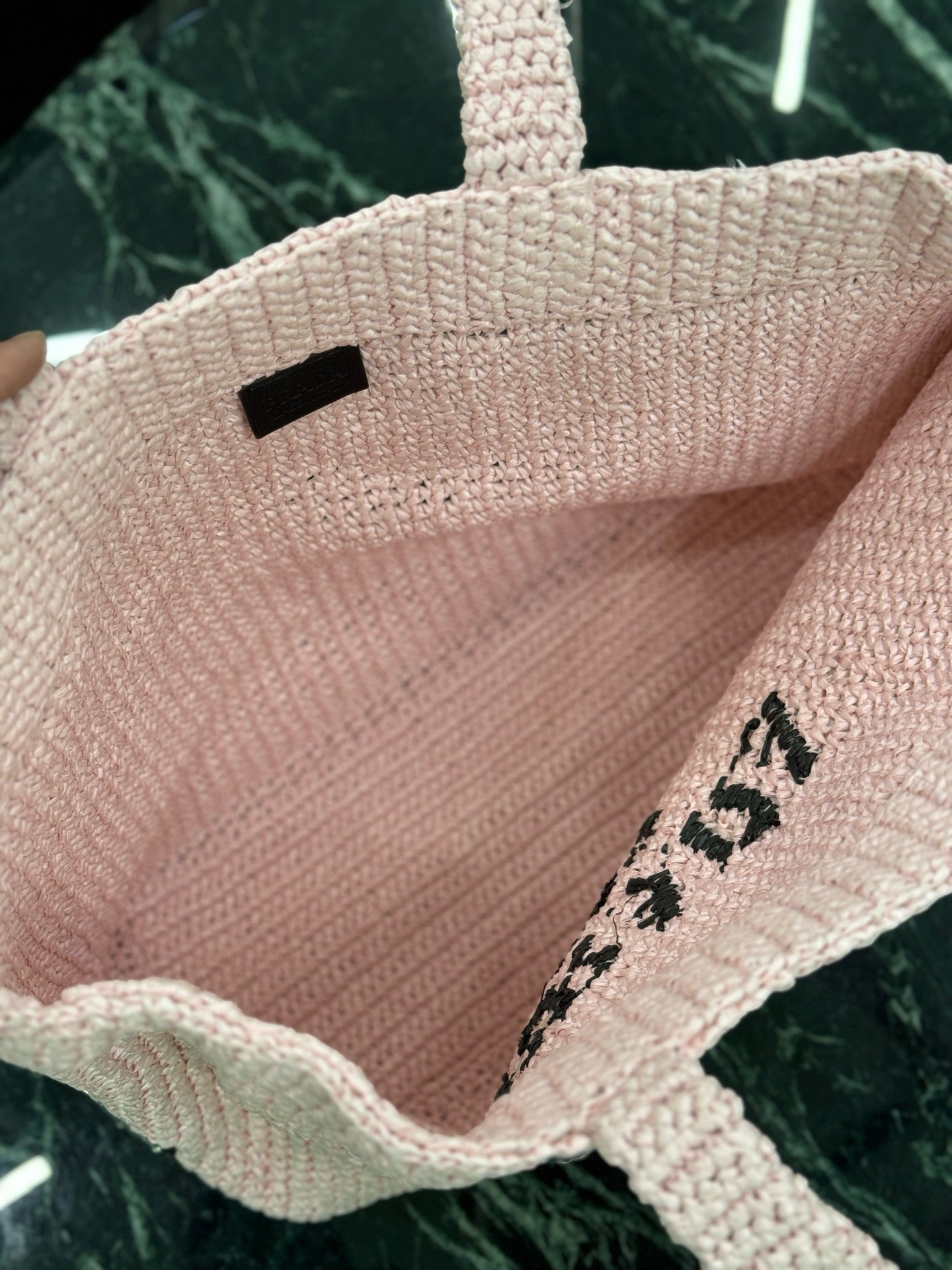 PRD Raffia Tote Bag