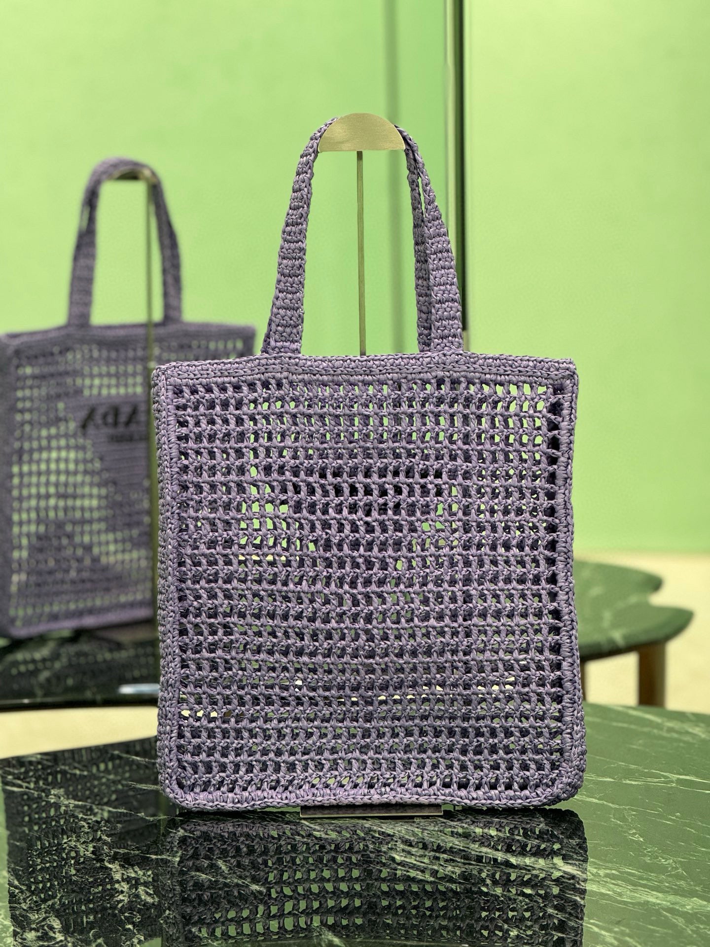 PRD Raffia Tote Bag