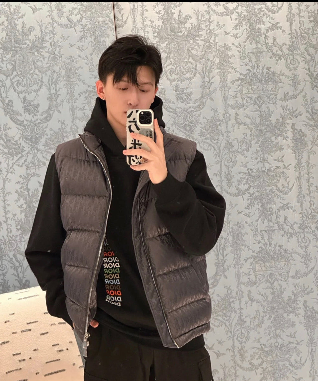 CD Sleeveless Puffer Jacket