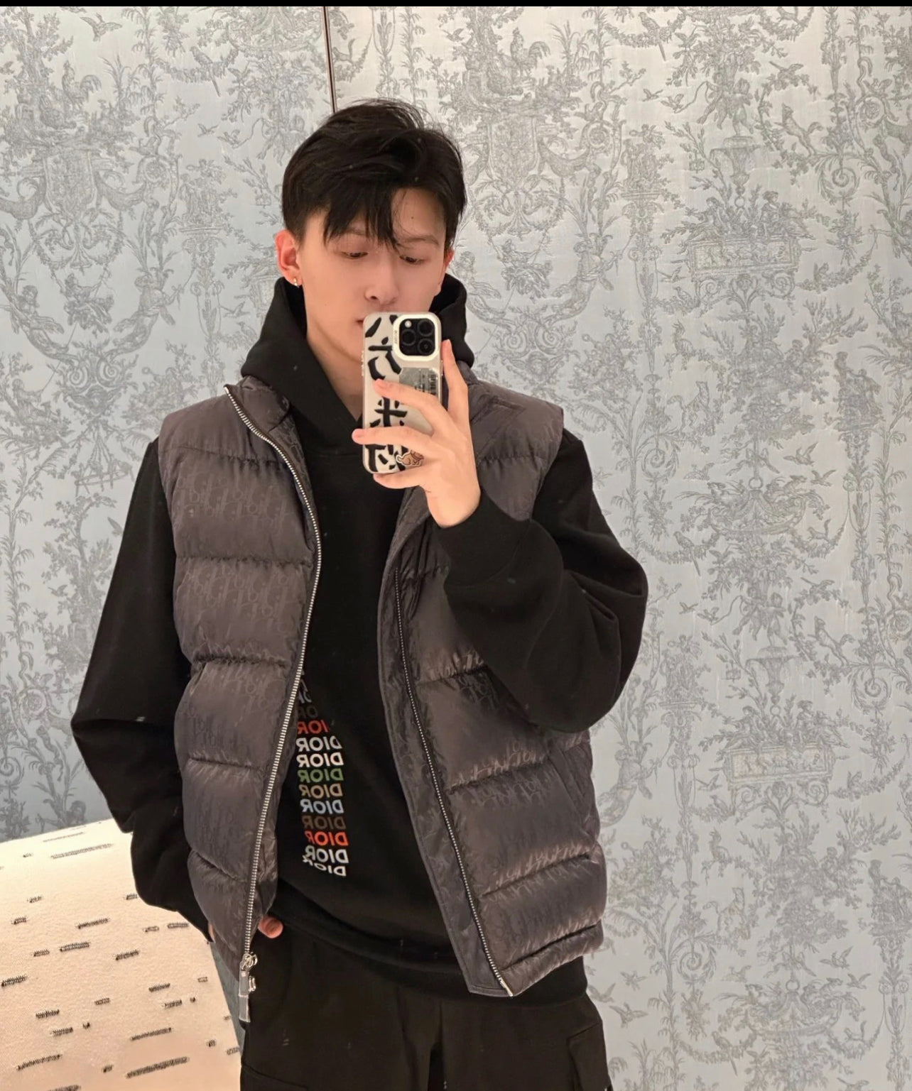 CD Sleeveless Puffer Jacket