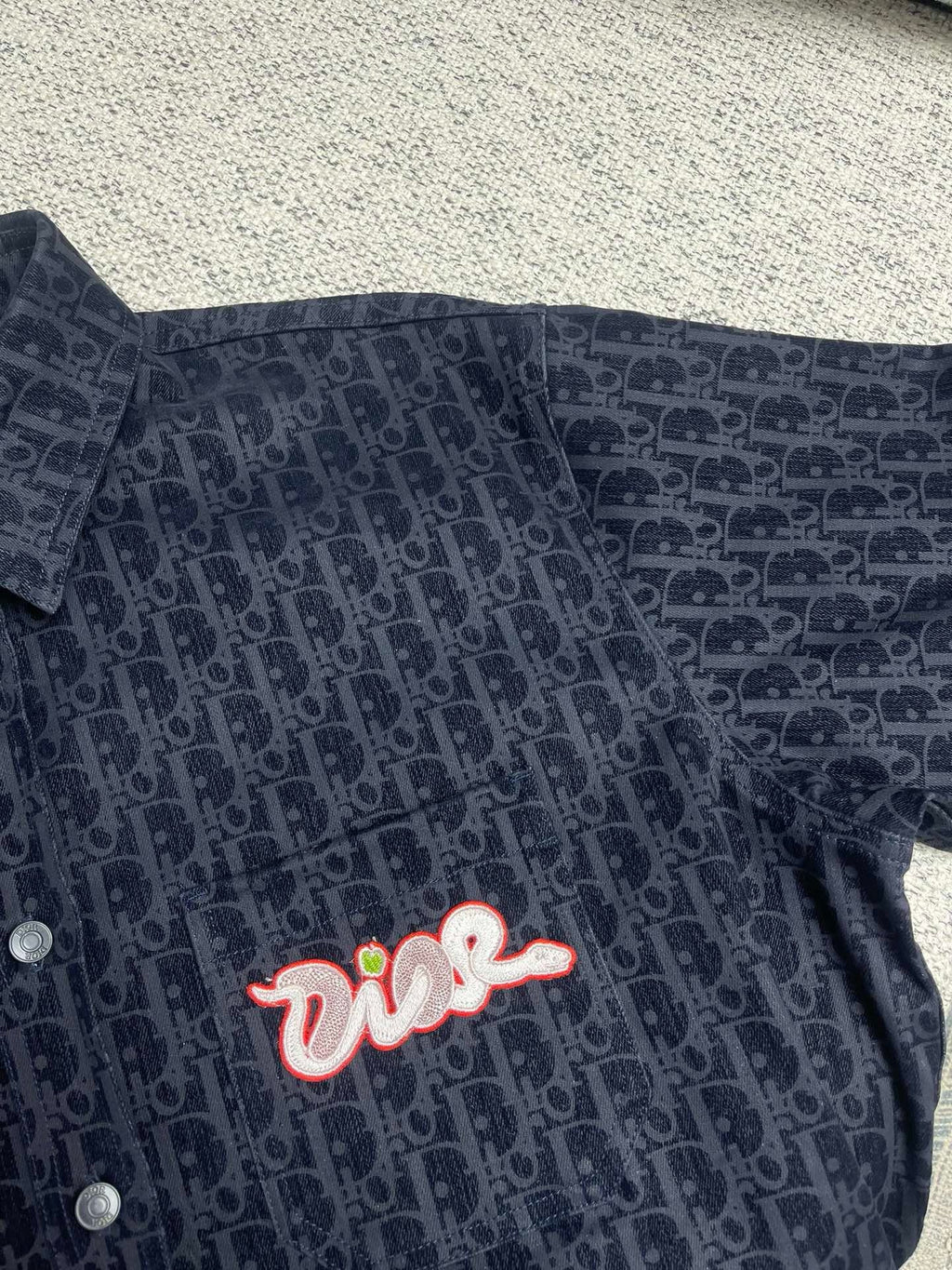 CD Denim Button-Up