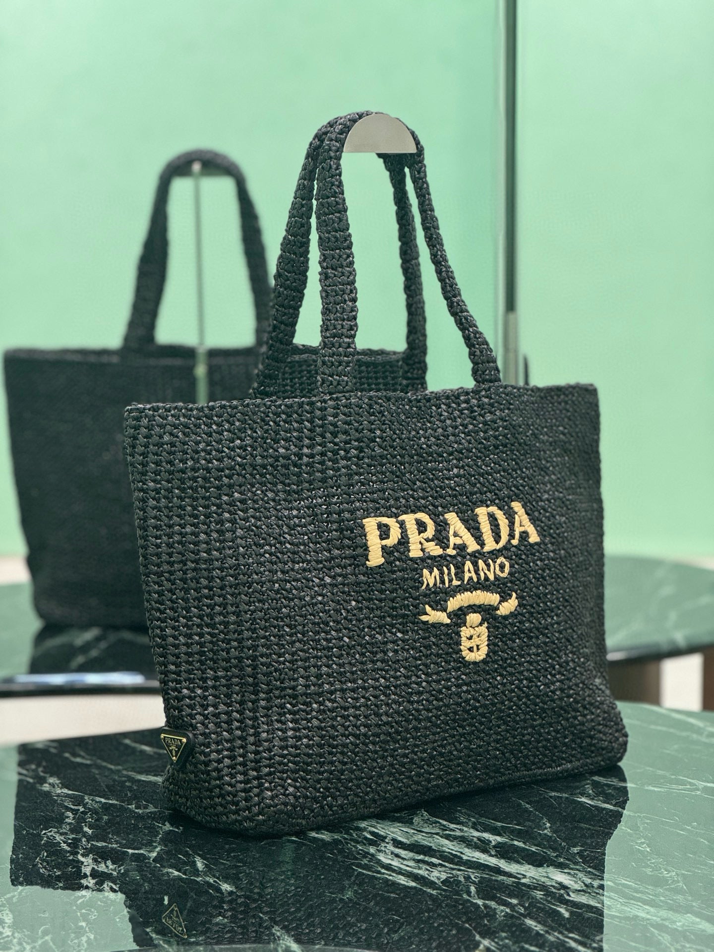 PRD Raffia Tote Bag