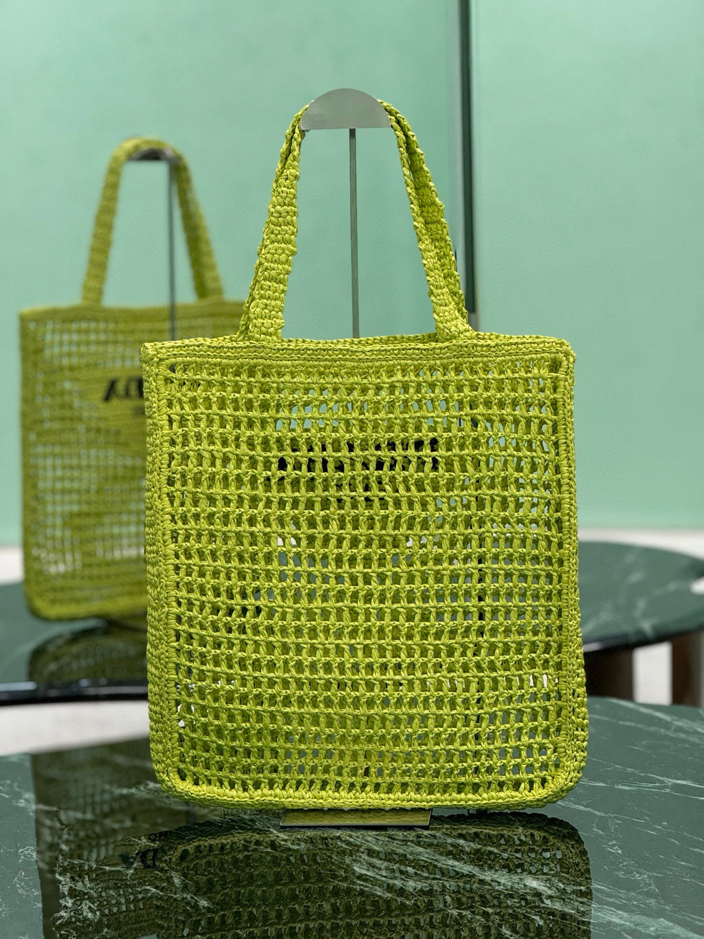 PRD Raffia Tote Bag