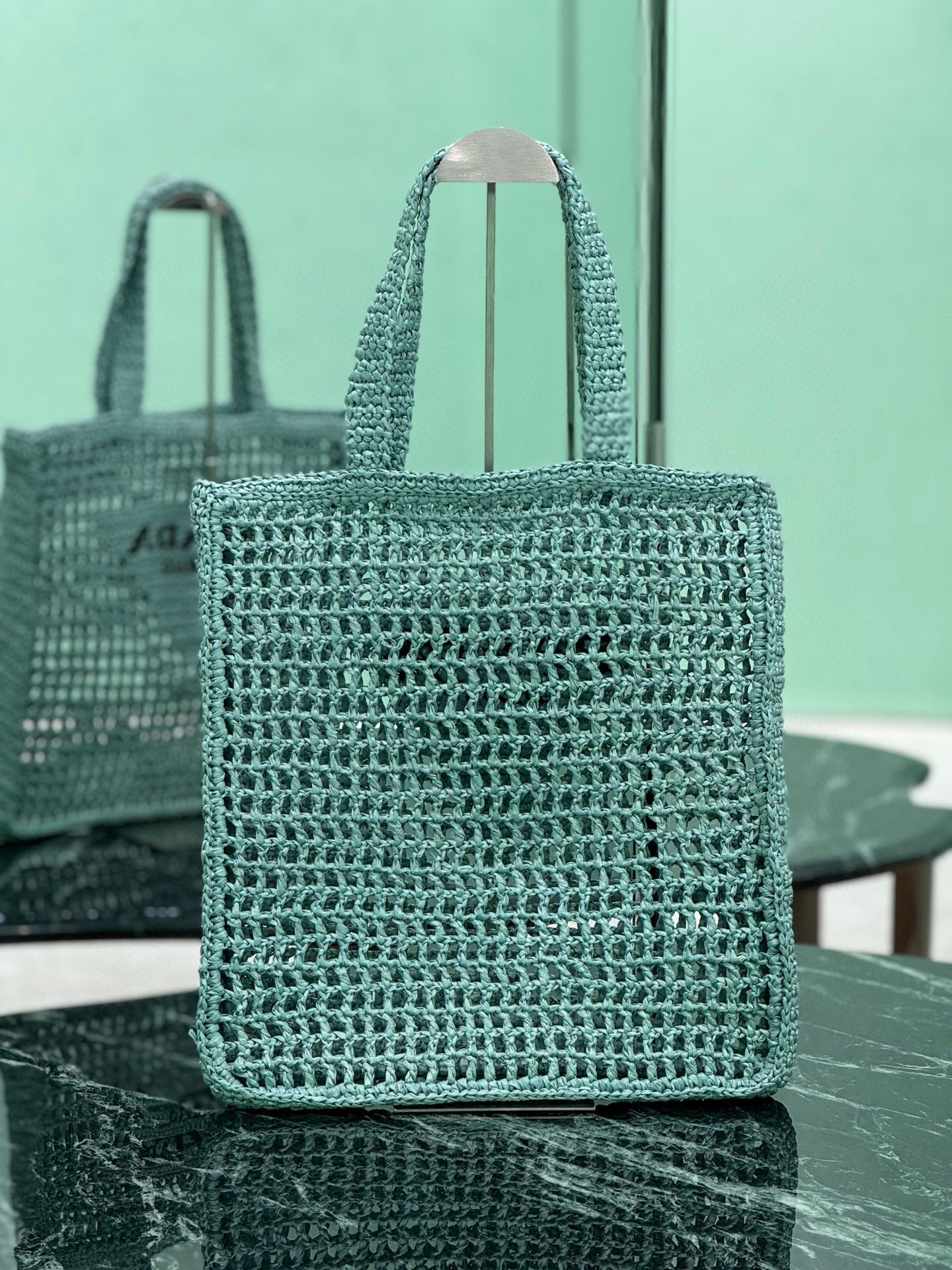 PRD Raffia Tote Bag