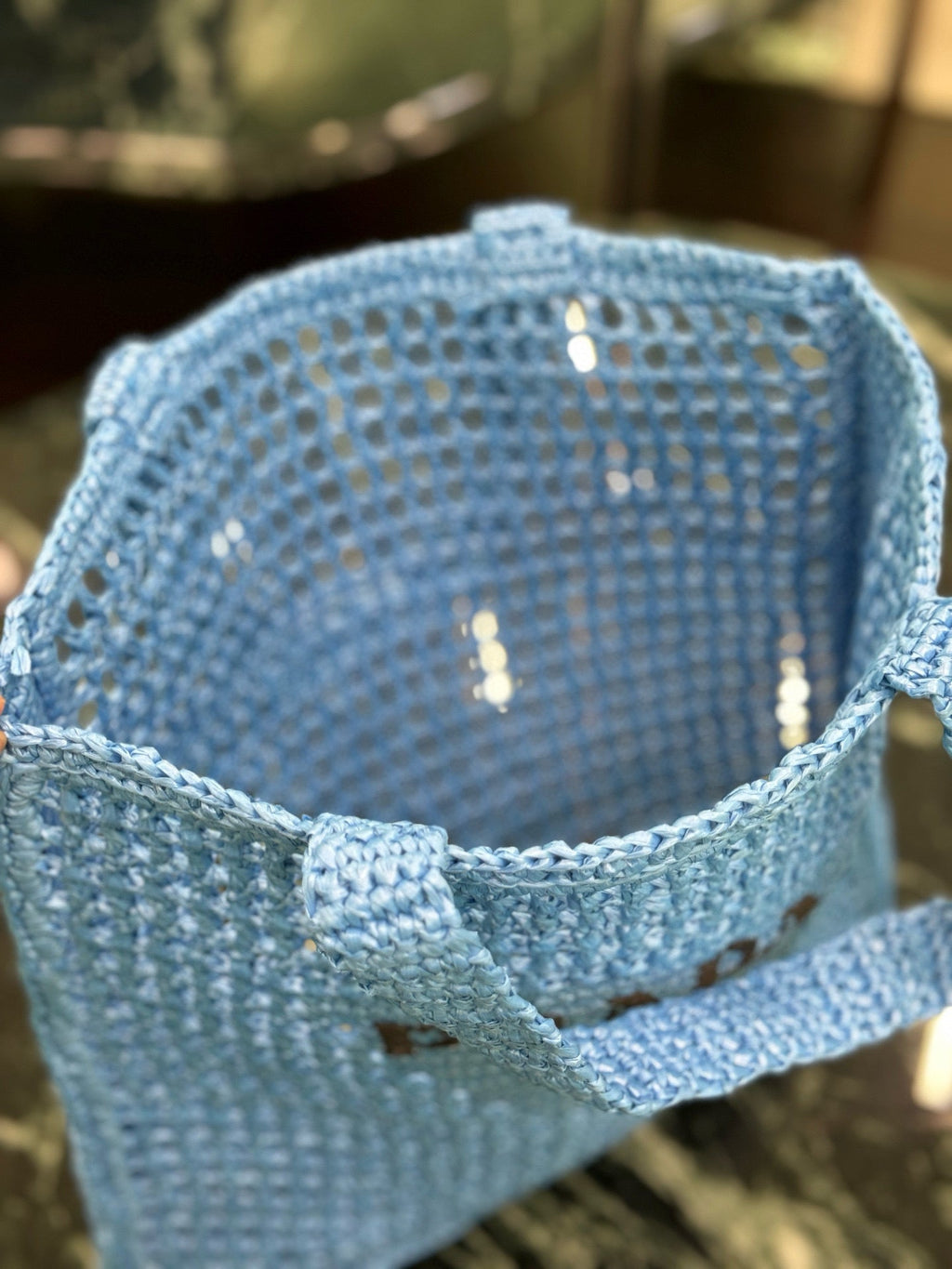 PRD Raffia Tote Bag