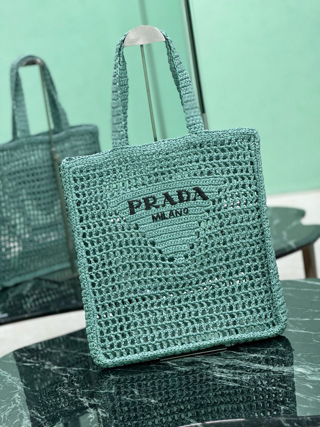 PRD Raffia Tote Bag
