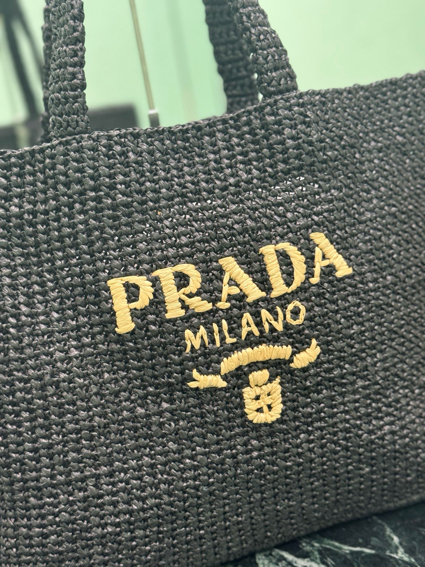 PRD Raffia Tote Bag