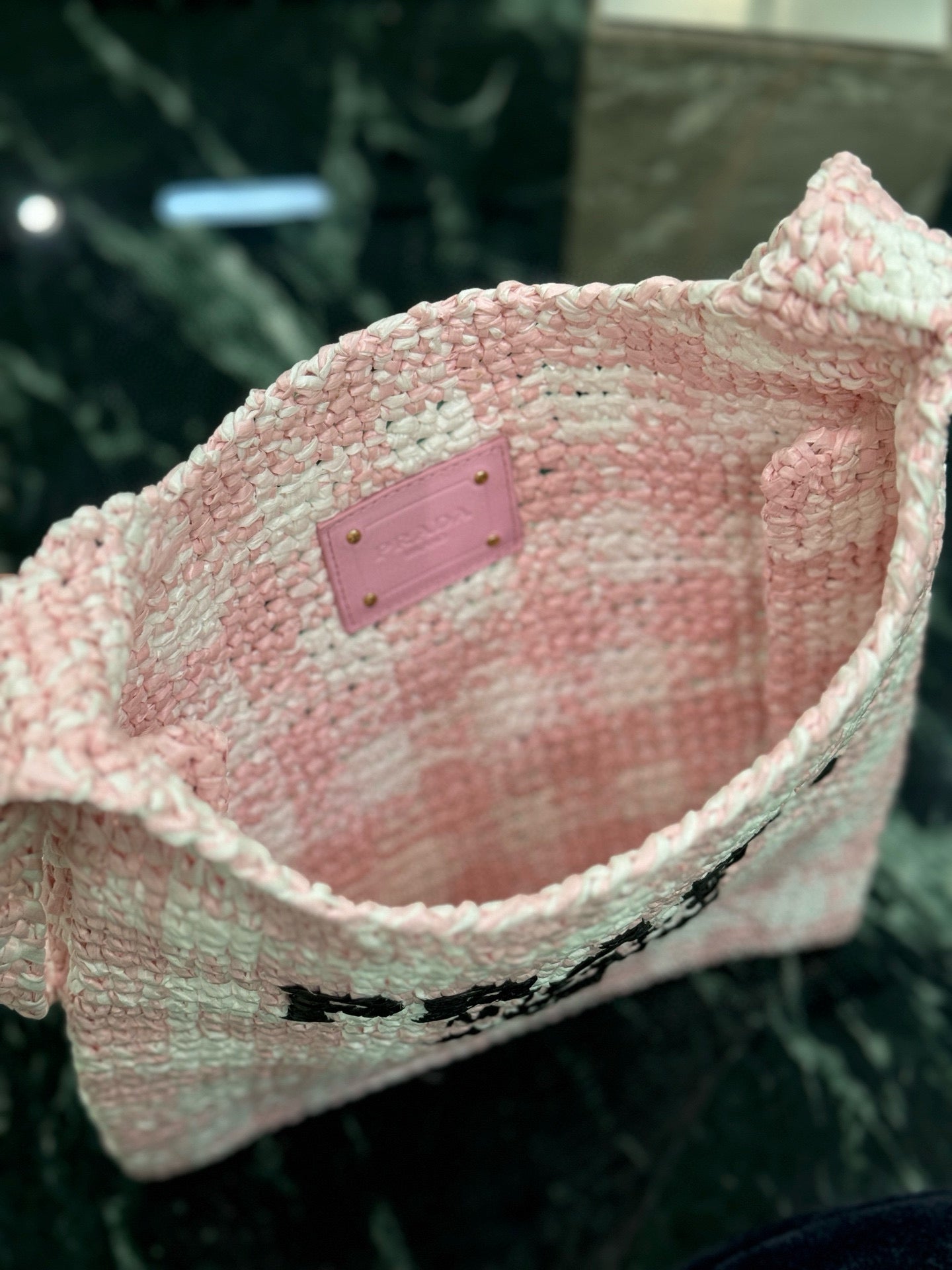 PRD Raffia Tote Bag