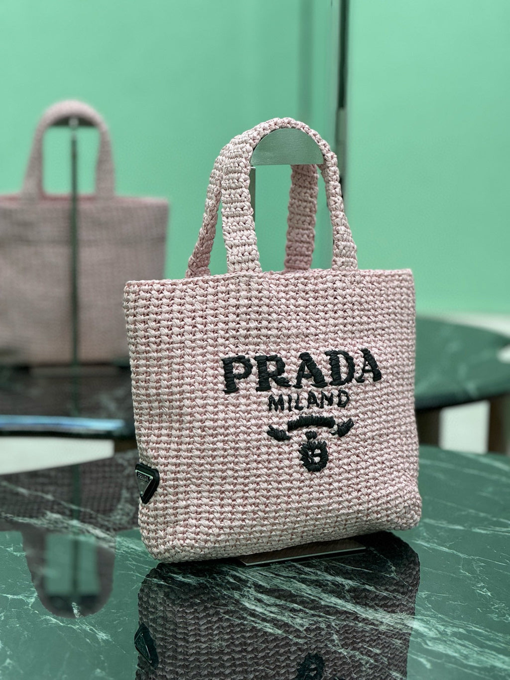PRD Raffia Tote Bag