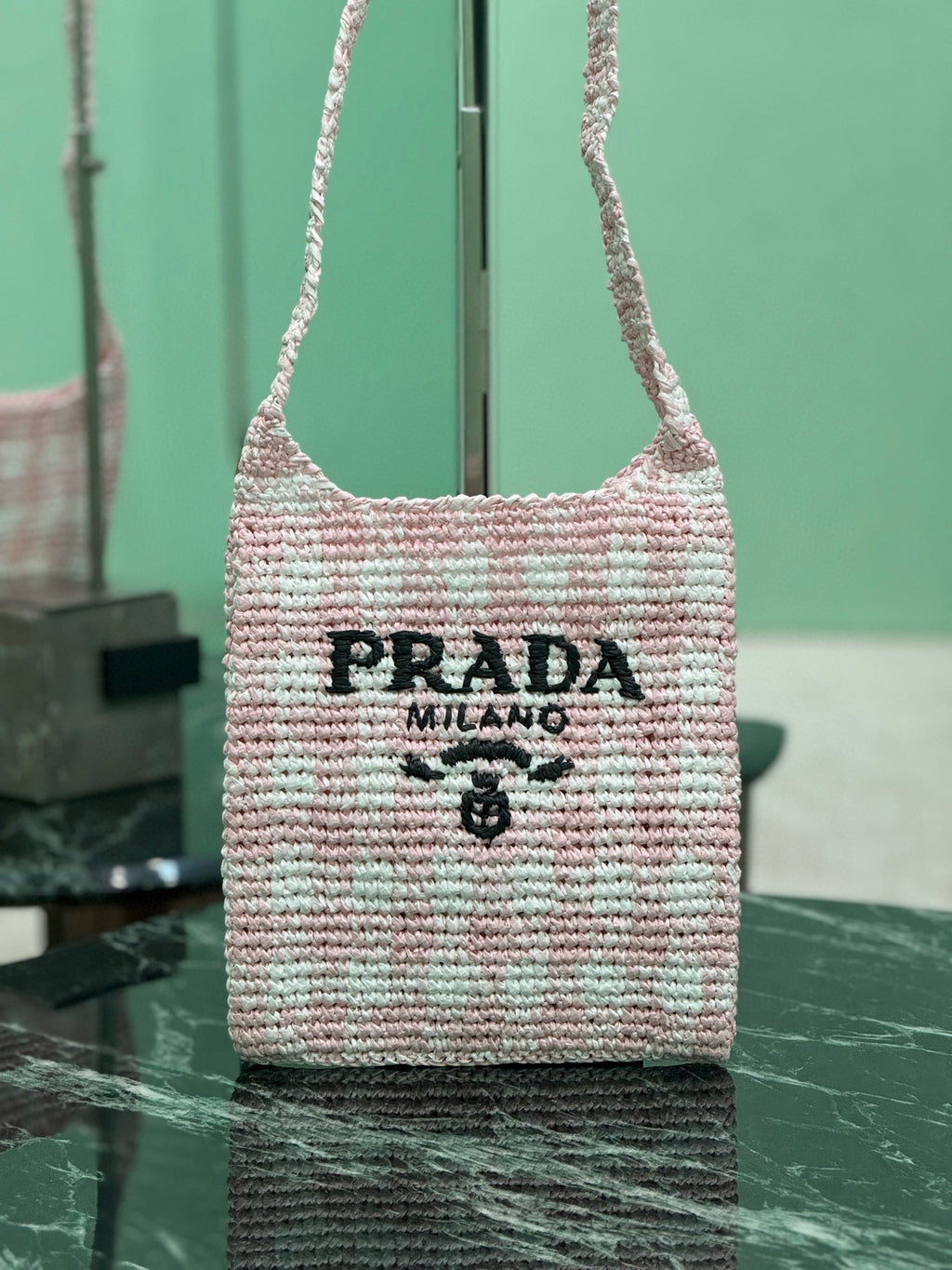 PRD Raffia Tote Bag