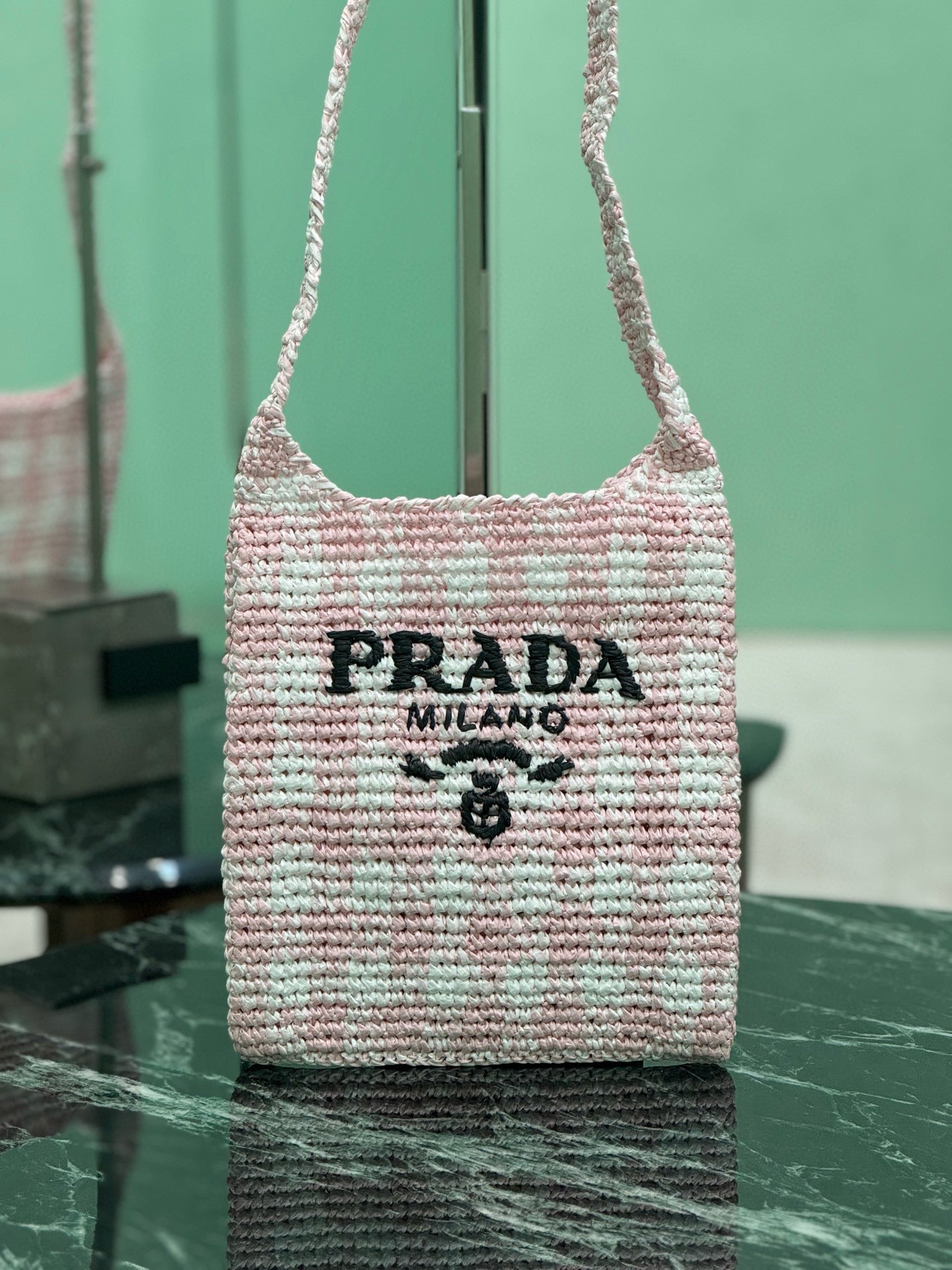 PRD Raffia Tote Bag
