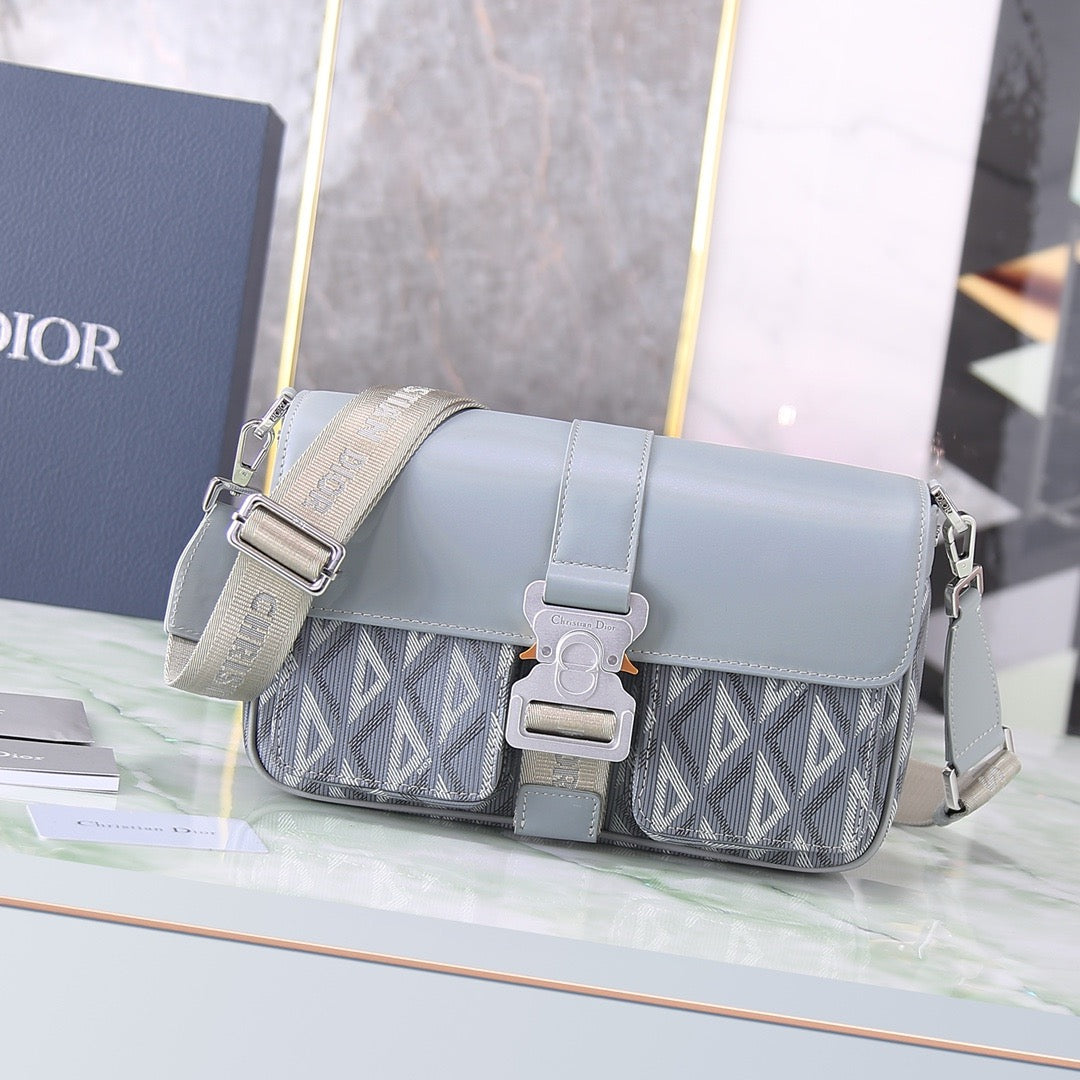 CD Diamond Messenger Bag