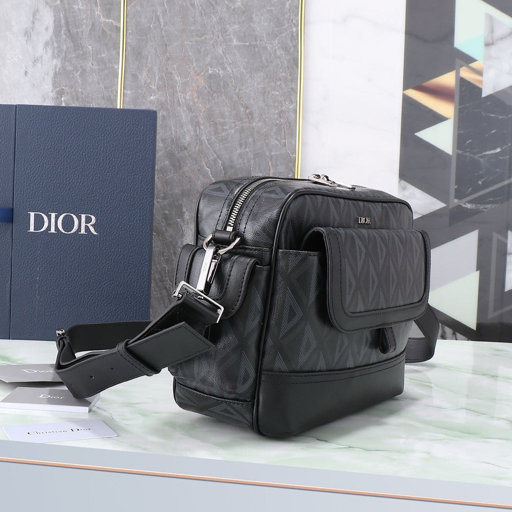 CD Diamond Messenger Bag