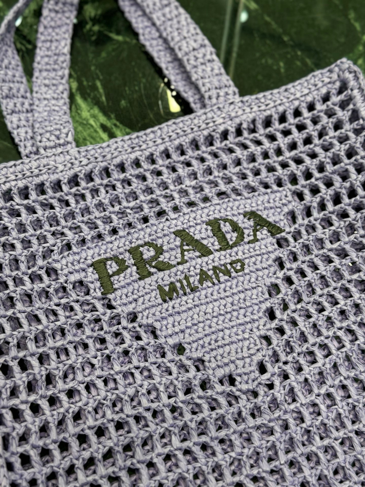 PRD Raffia Tote Bag