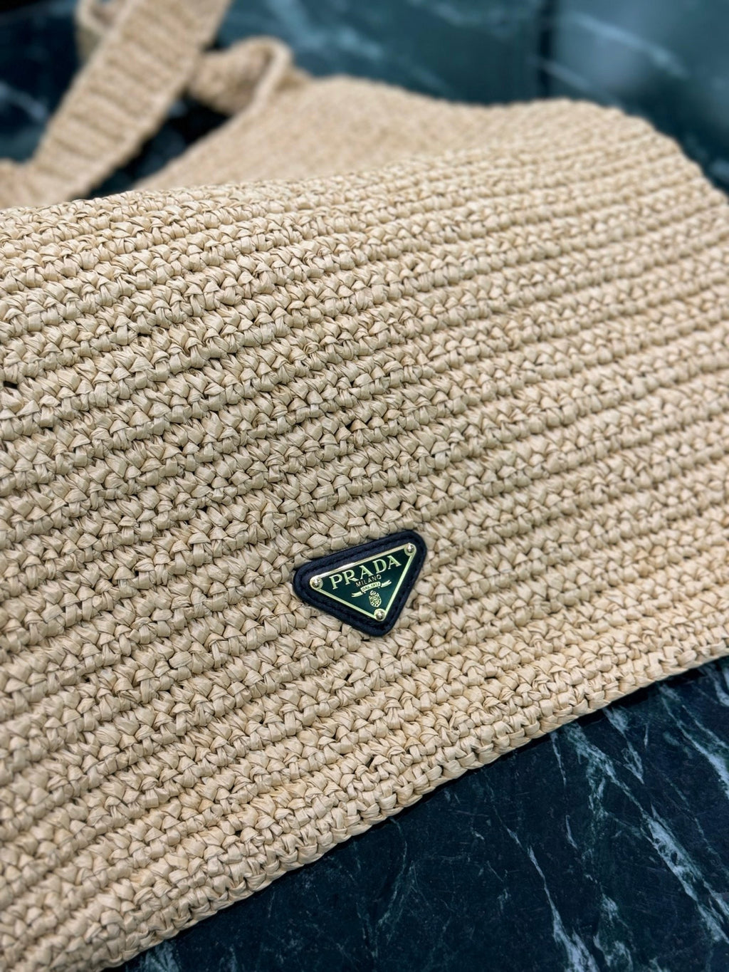 PRD Raffia Tote Bag