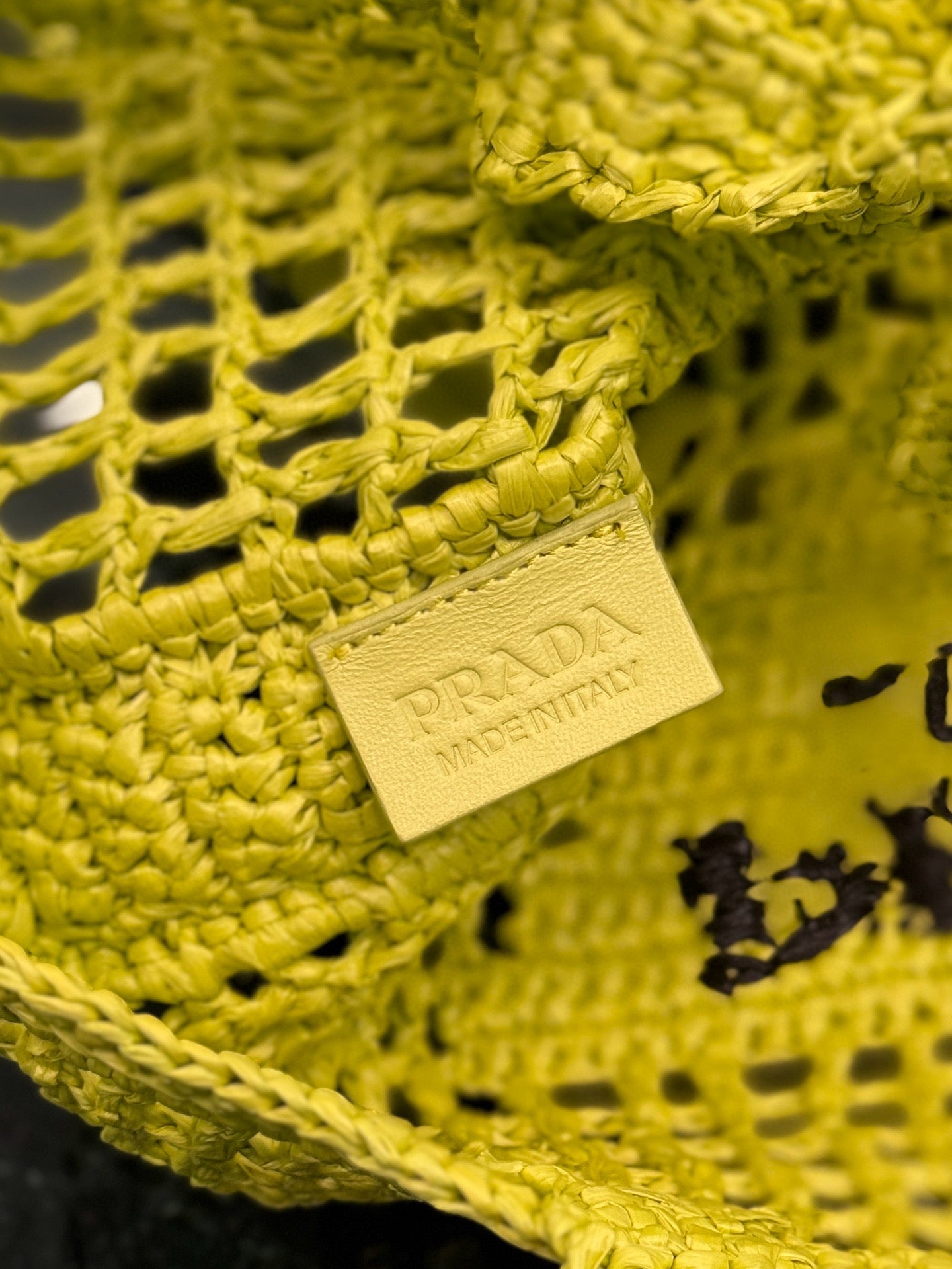 PRD Raffia Tote Bag
