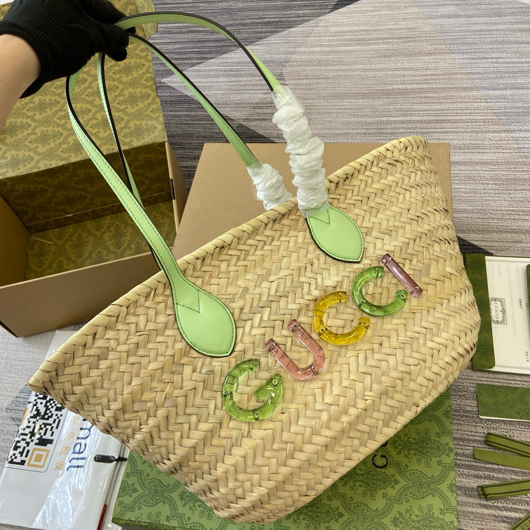 GC Straw Tote