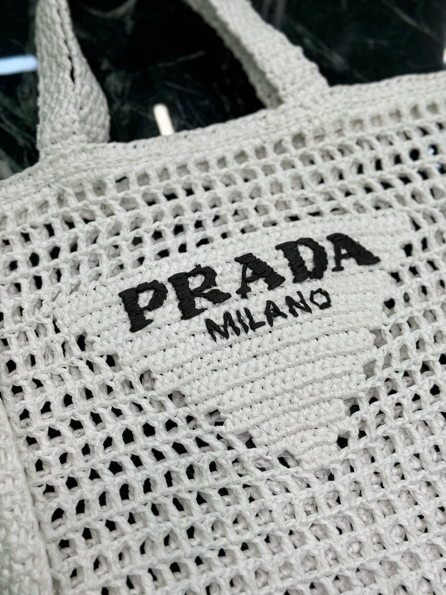 PRD Raffia Tote Bag