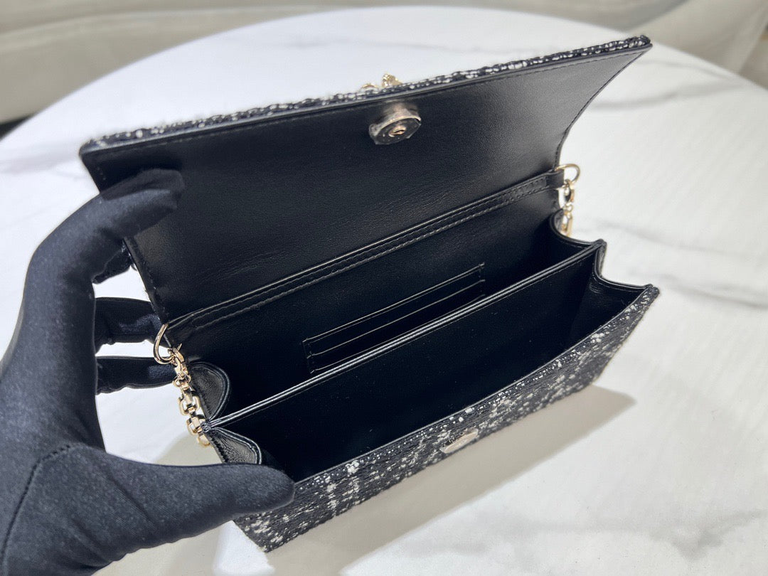 CD Lady D Top Handle Pouch