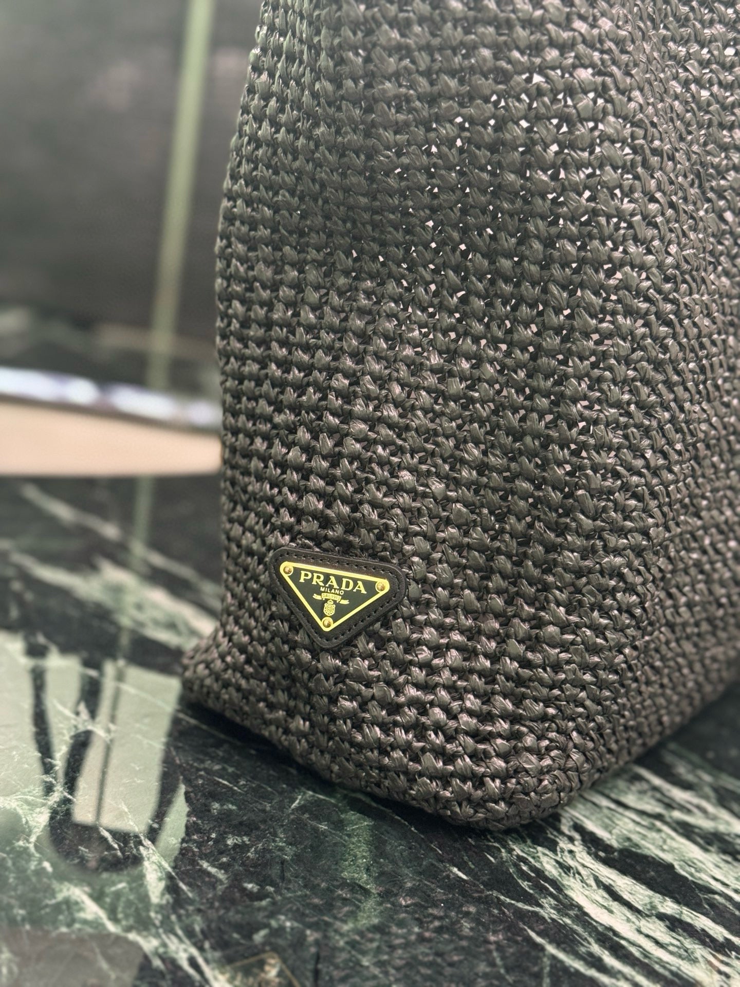 PRD Raffia Tote Bag