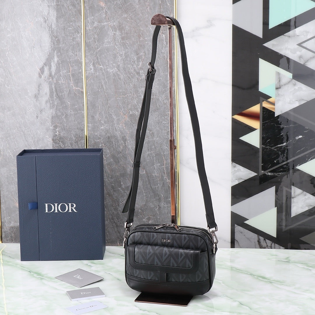CD Diamond Messenger Bag