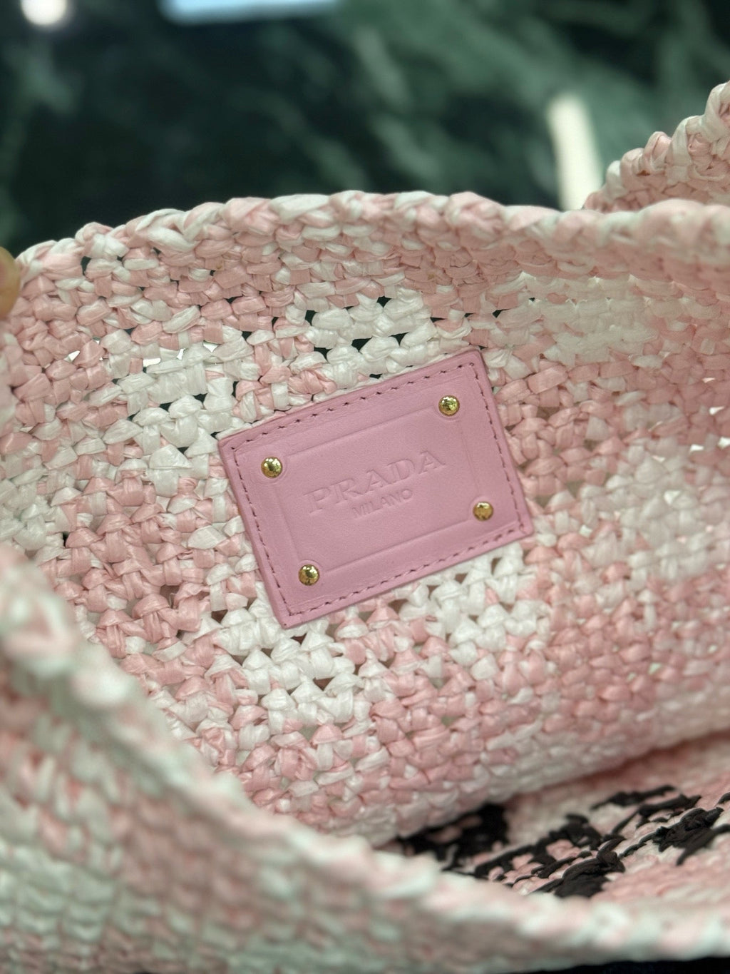 PRD Raffia Tote Bag