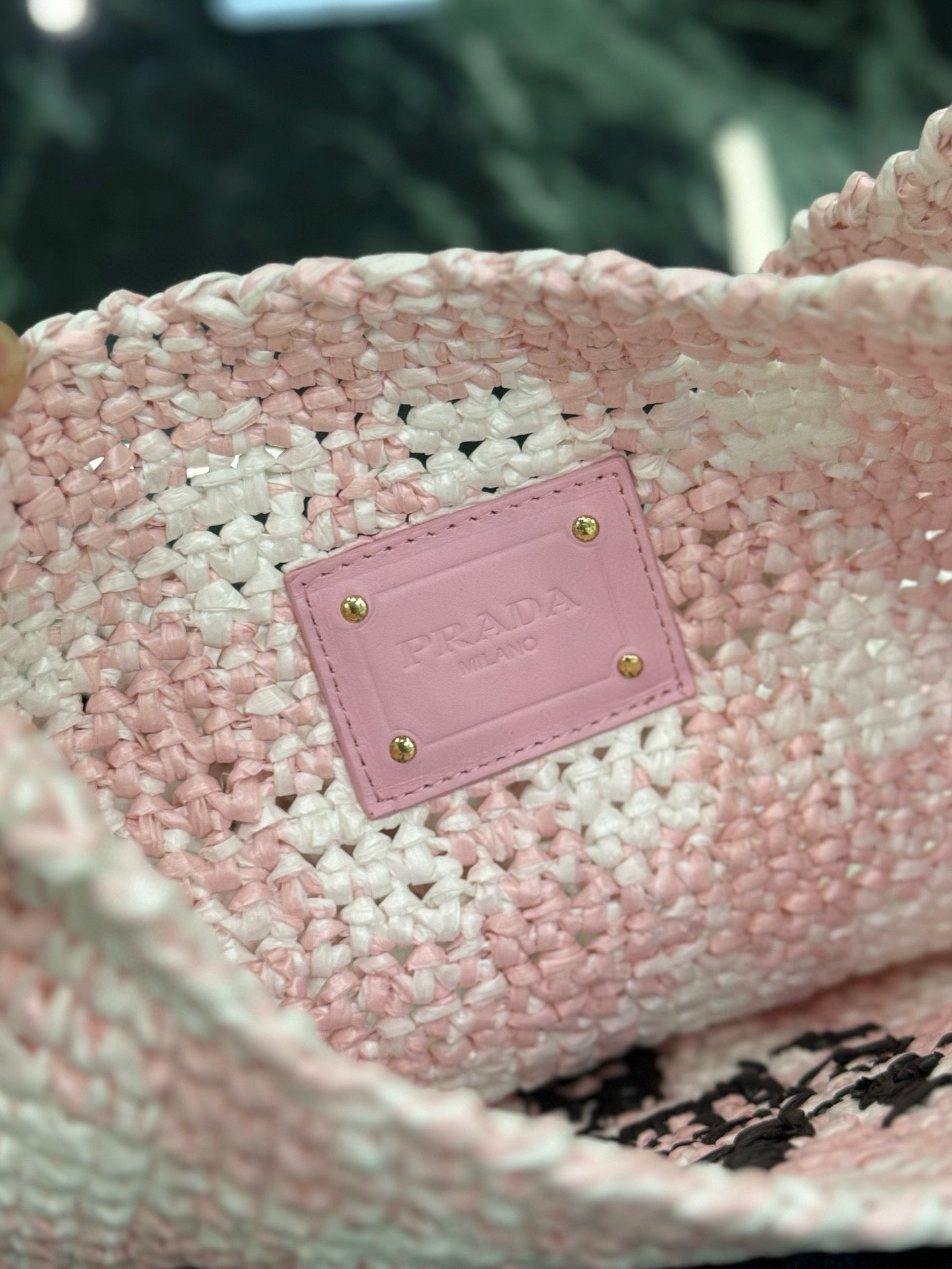 PRD Raffia Tote Bag