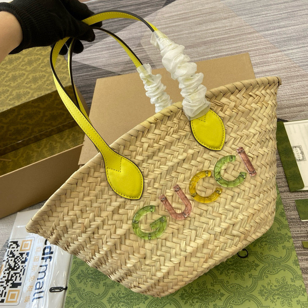 GC Straw Tote Mini
