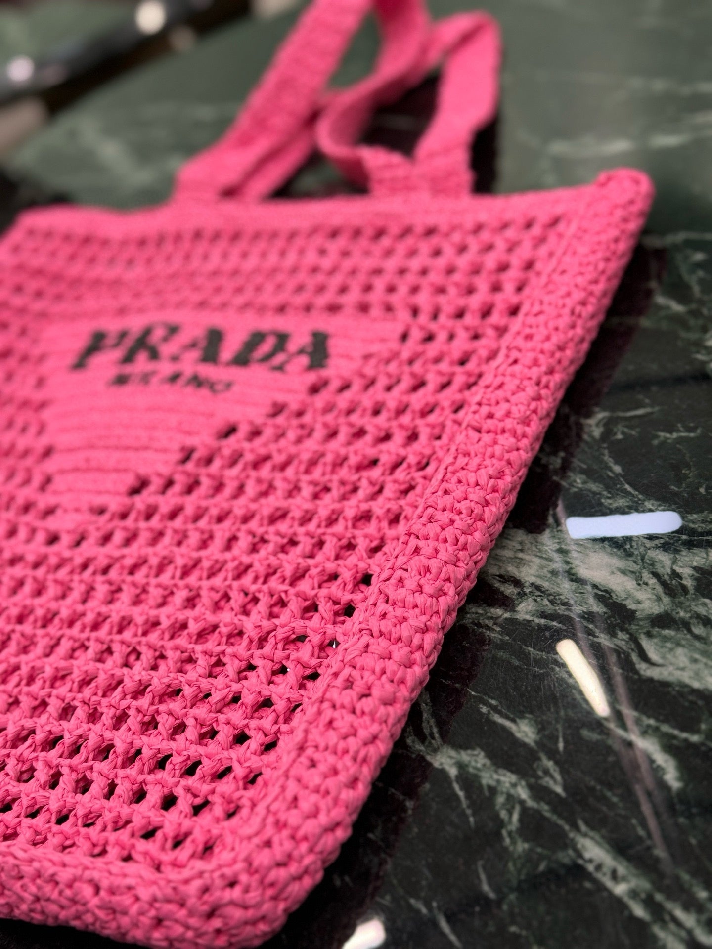 PRD Raffia Tote Bag