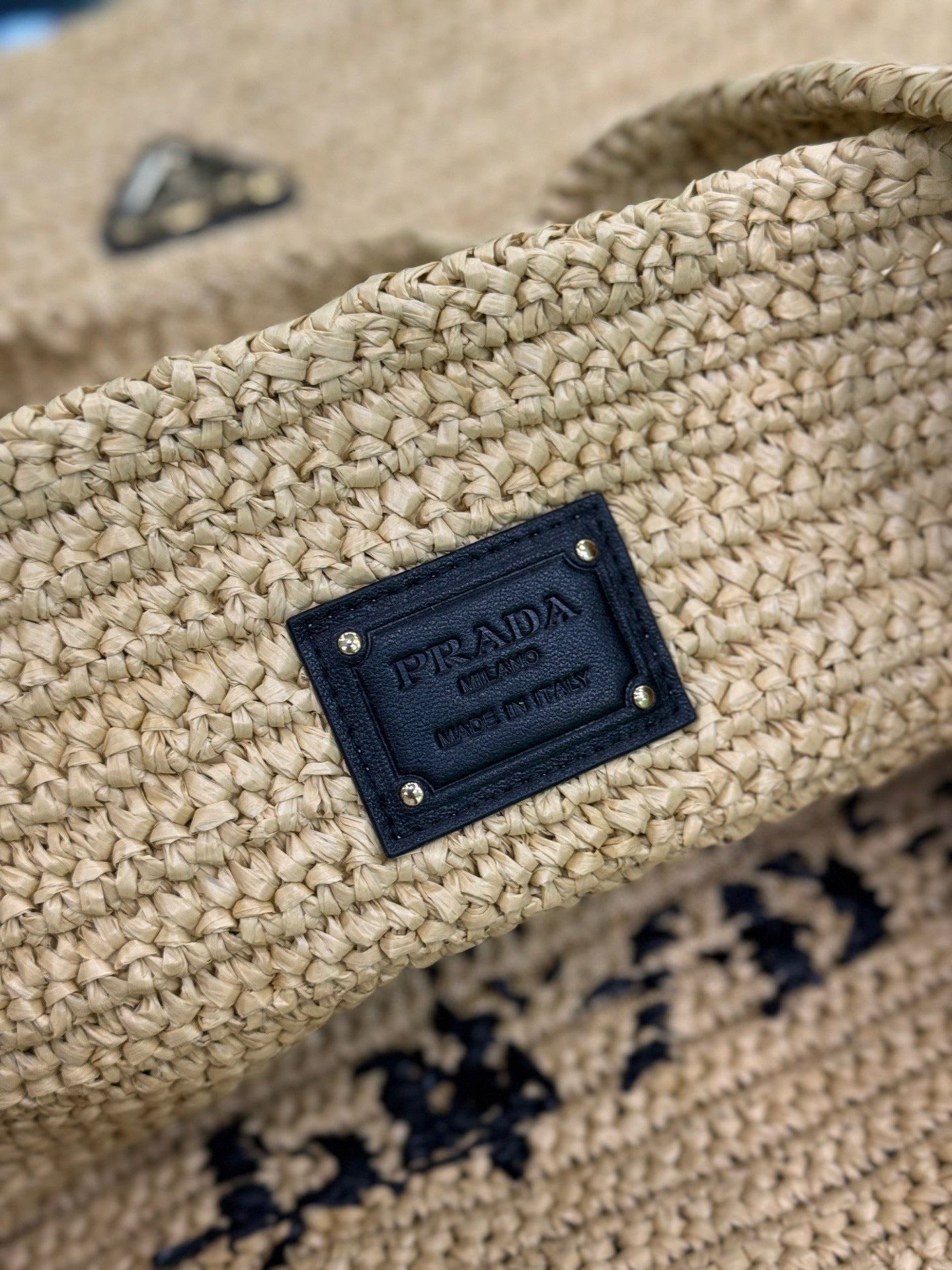 PRD Raffia Tote Bag